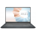 MSI Modern 15 Intel Core i5-1135G7 2.4GHz,15.6" FHD (1920x1080) IPS AG,8Gb DDR4-3200(1),512Gb SSD,MX450 2Gb GDDR5,52Wh,no USB-C,Kbd Bl,1.6kg,1y,Carbon Grey,Win10 (A11SBL-462RU-GG51135U8GXXDX10S) - 9S7-155226-462