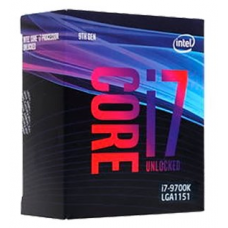 CPU Intel Core i7-9700K (3.6GHz/12MB/8 cores) LGA1151 BOX (Integrated Graphics HD 630 350MHz, max mem.128Gb DDR4-2666, Optane mem.sup.) BX80684I79700K