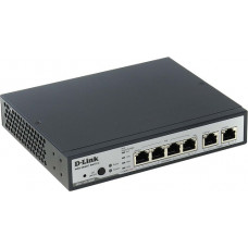 D-Link DES-1100-06MP/A1A, 4 10/100Base-TX PoE ports + 2 10/100/1000Base-T Ports Metro Ethernet Switch PoE Budget 80W, Supports 802.3at and 802.3af Port Mirroring, IGMP Snooping, Link Aggregation 802.3
