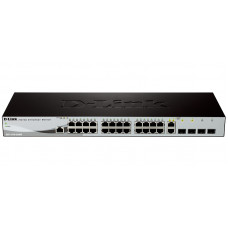 D-Link DES-1210-28/ME/B2A, WEB Smart III Switch with 24 10/100Base-TX + 2 Combo of 10/100/1000BASE-T/SFP + 2 SFP