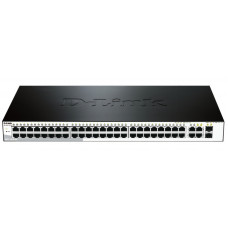 D-Link DES-1210-52/C1A, WEB Smart III Switch with 48 ports 10/100Mbps and 2 ports 10/100/1000Mbps and 2 Combo 10/100/1000BASE-T/SFP