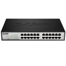 D-Link DGS-1024C/A1A, 24-port UTP 10/100/1000Mbps Auto-sensing, Stand-alone, Unmanaged