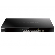 D-Link DMS-1100-10TP/A1A, L2 Smart Switch with 8 2.5GBase-T ports and 2 10GBase-X SFP+ ports (8 PoE ports 802.3af/802.3at (30 W), PoE Budget 240 W).16K Mac address, 80Gbps switching capacity, 802.3x