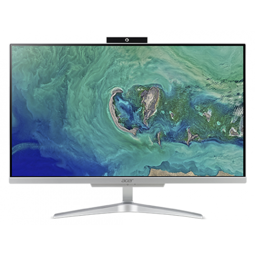 ACER Aspire C24-865  All-In-One 23,8" FHD(1920x1080),   i5 8250U, 8GbDDR4, 1TB/5400, Intel HD, noDVD-RW, WiFi+BT,USB KB&Mouse, silver, Win10Pro 1Y carry-in (незначительное повреждение коробки) - DQ.BBUER.009-NC1