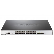 D-Link DWS-3160-24PC, L2+ Unified Wired/Wireless Gigabit PoE Switch