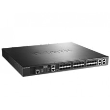 D-Link DXS-3400-24SC/A1ASI, PROJ L2+ Managed Switch with 20 10GBase-X SFP+ ports and 4 10GBase-T/SFP+ combo-ports.48K Mac address, Physical stacking (up to 4 devices), Redundant power supply support,