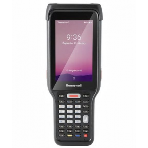 Honeywell EDA61K, Alpha -numeric Keypad, WLAN, 3G/32G, EX20 scan engine, 4'LCD WVGA, ,No camera,  Andriod P GMS, Extend battery, warm swap, SCP prelicensed, Rest of World - EDA61K-0AUB34PERK