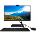 Lenovo IdeaCentre 3 22ITL6 All-In-One 21,5" Pentium Gold 7505, 4GB DDR4 3200 SODIMM, 256GB SSD M.2, Intel UHD, WiFi, BT, USB KB&Mouse, Win11 Home, Black, 1Y