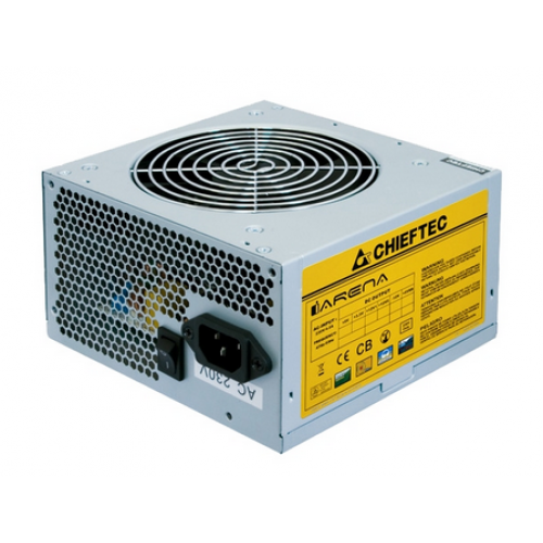 Chieftec PSU GPA-500S8 500W ATX2.3 APFC Bulk 12cm Fan Active PFC 20+4p; 4p; 6+1p; 3xSATA; 2xMolex+FDD 
