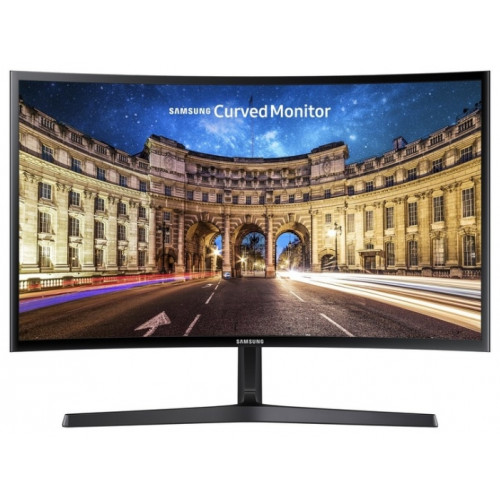 Samsung 23.5" С24F396FHI VA LED изогнутый 16:9 1920x1080 4ms 250cd 3000:1 178/178 D-Sub HDMI Glossy Black (замена C24F390FHI) 2 years