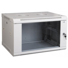 ITK Шкаф LINEA W 9U 600x600 мм дверь стекло, RAL7035