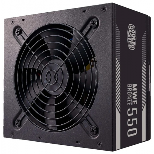 Cooler Master MWE Bronze, 550W, ATX, 120mm, 6xSATA, 2xPCI-E(6+2), APFC, 80+ Bronze