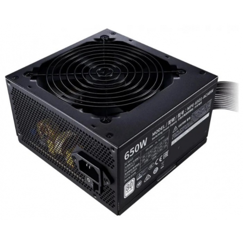 Cooler Master MWE White, 650W, ATX, 120mm, 6xSATA, 4xPCI-E(6+2), APFC, 80+ Standard Cooler Master MWE White, 650W, ATX, 120mm, 6xSATA, 4xPCI-E(6+2), APFC, 80+ Standard