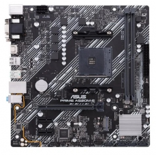 ASUS PRIME A520M-E, Socket AM4, A520, 2*DDR4, D-Sub+DVI+HDMI, SATA3 + RAID, Audio, Gb LAN, USB 3.2*7, USB 2.0*6, COM*1 header (w/o cable), mATX ; 90MB1510-M0EAY0