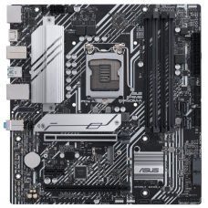 ASUS PRIME B560M-A, LGA1200, B560, 4*DDR4, DP+ 2* HDMI, 6 x SATA 6Gb/s, Audio, Gb LAN, USB 3.2*6, USB 2.0*6, COM*1 header, LPT*1 header (w/o cable), mATX ; 90MB17A0-M0EAY0, 3 year