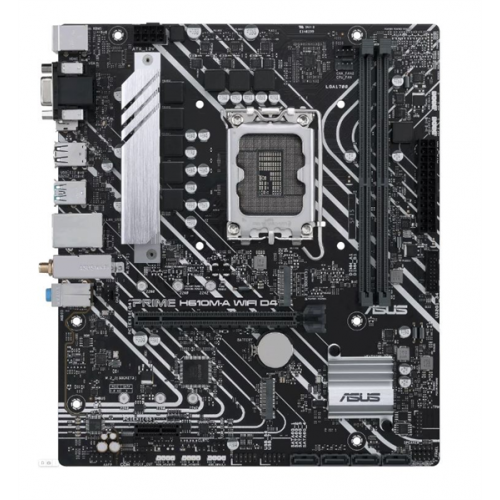 ASUS PRIME H610M-A WIFI D4, LGA1700, B610, 2*DDR4, D-sub+DP+HDMI, SATA 6.0, M.2, USB 3.2*2, USB 2.0*2, mATX; 90MB1C80-M0EAY0