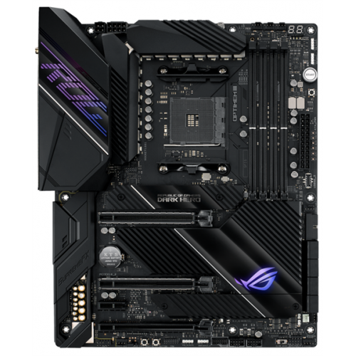 ASUS ROG CROSSHAIR VIII DARK HERO, Socket AM4, X570, 4*DDR4, SLI+CrossFireX, SATA3 + RAID, Audio, Gb LAN, USB 3.2*8, USB 2.0*4, ATX ; 90MB1760-M0EAY0