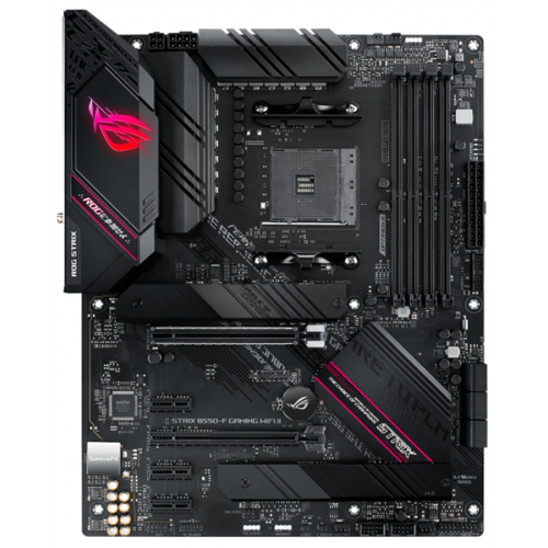 ASUS ROG STRIX B550-F GAMING WIFI II, Socket AM4, B550, 4*DDR4, HDMI+DP, CrossFireX, SATA3 + RAID, Audio, 2,5Gb LAN, USB 3.2*6, USB 2.0*9, ATX ; 90MB19V0-M0EAY0