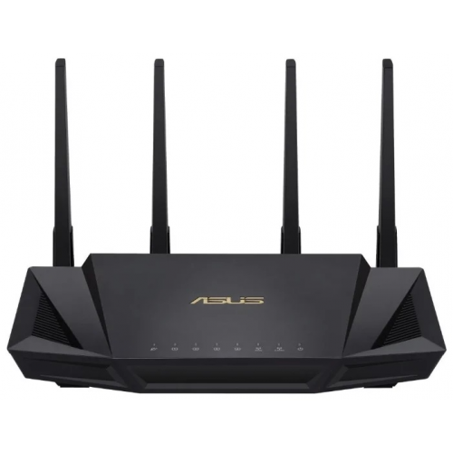 ASUS RT-AX58U V2// роутер 802.11b/g/n/ac/ax, до 2402 + 574Mbps, 2,4 + 5 гГц, 4 антенны, USB ; 90IG04Q0-MO3R10