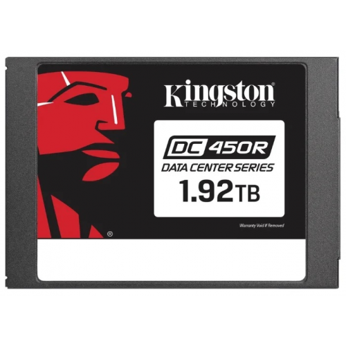 Kingston Enterprise SSD 1,92TB DC450R 2.5" SATA 3 R560/W530MB/s 3D TLC MTBF 2М 99 000/28 000 IOPS 0,3DWPD (Entry Level Enterprise/Server) 3 years Kingston Enterprise SSD 1,92TB DC450R 2.5" SATA 3 R560/W530MB/s 3D TLC MTBF 2М 99 000/28 000 IOPS 0,3DWPD (Entry Level Enterprise/Server) 3 years