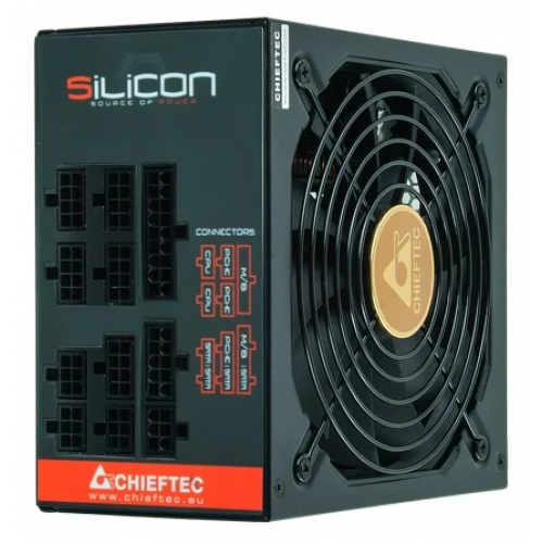 Chieftec Silicon SLC-850C (ATX 2.3, 850W, 80 PLUS BRONZE, Active PFC, 140mm fan, Full Cable Management) Retail