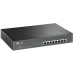 TP-Link 8-портовый гигабитный PoE+ коммутатор, 8 гигабитных портов RJ45, 8 портов с поддержкой PoE+, поддержка 802.3af/at, бюджет PoE+ до 126 Вт, стальной корпус монтируемый в 13' стойку