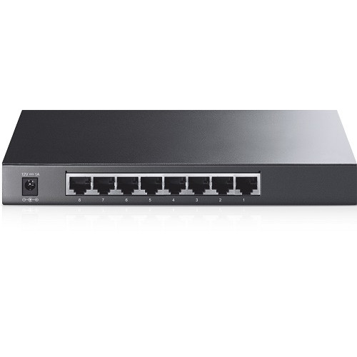 TP-Link 8-портовый гигабитный настольный Smart коммутатор, 8 портов RJ45 10/100/100 Мбит/с