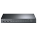 TP-Link 8-портовый 10/100 Мбит/с неуправляемый коммутатор с 2 гигабитными портами RJ45 и 1 гигабитным uplink-портом SFP, 8 PoE-портов 802.3af/at, бюджет PoE до 124 Вт, режим расширения до 250 м