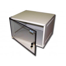 Шкаф настенный Lite, 4U 520x450, стеклянная дверь