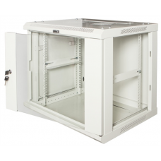 Шкаф настенный серии Pro, 6U 600x600, стеклянная дверь