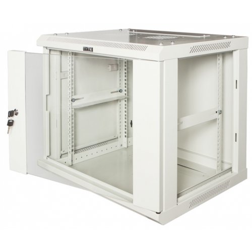 Шкаф настенный серии Pro, 6U 600x800, стеклянная дверь