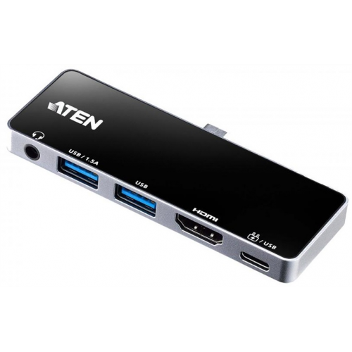 ATEN USB-C Travel Dock with Power Pass-Through ATEN USB-C Travel Dock with Power Pass-Through