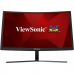 Viewsonic 23.6" VX2458-C-MHD VA SuperClear изогнутый, 1920x1080, 3ms, 280cd/m2, 178°/178°, 80Mln:1, DVI, HDMI, DisplayPort, Free Sync, колонки, 144Hz, Glossy Blac (незначительное повреждение коробки) - VX2458-C-MHD-NC1