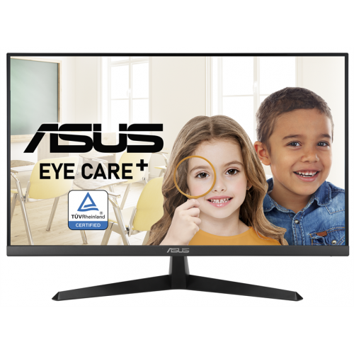 ASUS 27" VY279HE IPS LED, 1920x1080, 1ms, 250 cd/m2, 178°/178°, 100M:1, D-sub, HDMI, Frameless, Eye Care, GamePlus Tec, 75Hz, AMD FreeSync, Tilt, VESA, Black, 90LM06D0-B01170