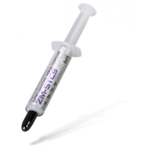 Zalman ZM-STC9 superconducting thermal compound, thermal conductivity 9.1W/m-k, viscosity 250Pa.s Zalman ZM-STC9 superconducting thermal compound, thermal conductivity 9.1W/m-k, viscosity 250Pa.s