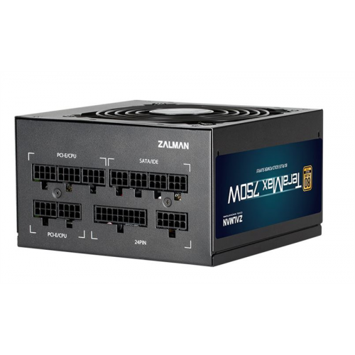 Zalman ZM750-TMX, 750W, ATX12V v2.52, APFC, 12cm Fan, 80+ Gold, Full Modular, Retail Zalman ZM750-TMX, 750W, ATX12V v2.52, APFC, 12cm Fan, 80+ Gold, Full Modular, Retail