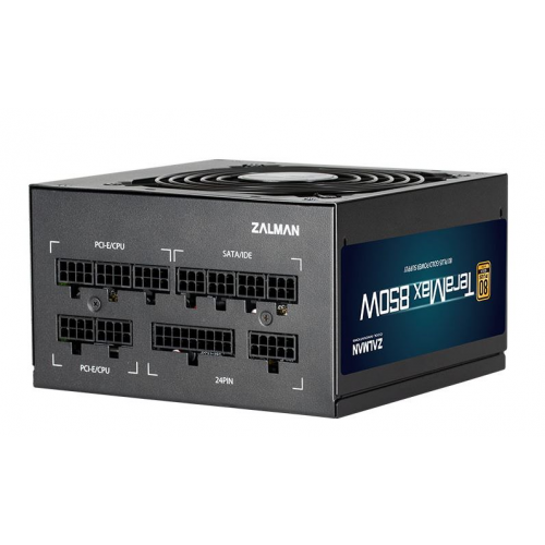 Zalman ZM850-TMX, 850W, ATX12V v2.52, APFC, 12cm Fan, 80+ Gold, Full Modular, Retail Zalman ZM850-TMX, 850W, ATX12V v2.52, APFC, 12cm Fan, 80+ Gold, Full Modular, Retail