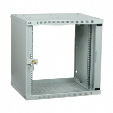 ITK Шкаф LINEA WE 9U 600x600мм дверь стекло серый - LWE3-09U66-GF