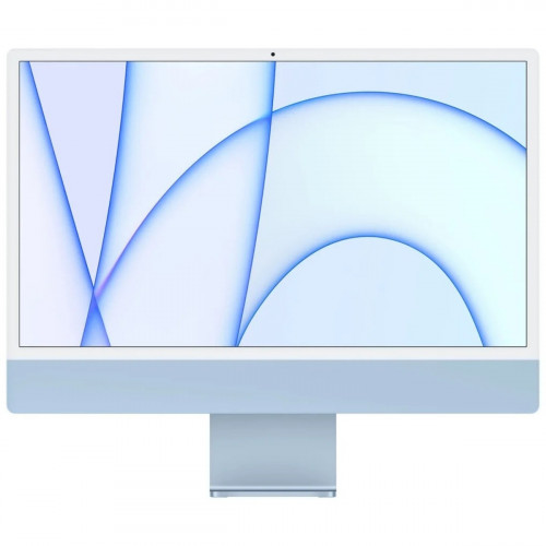 Apple 24-inch iMac (2021): Retina 4.5K, Apple M1 chip with 8-core CPU & 8core GPU, 8GB, 512GB SSD, 2xTbt/USB 4, 2xUSB-3, 1Gb Ethernet, Kbd w.Touch ID, Mouse - Blue