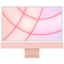 Apple 24-inch iMac (2021): Retina 4.5K, Apple M1 chip with 8-core CPU & 8core GPU, 8GB, 512GB SSD, 2xTbt/USB 4, 2xUSB-3, 1Gb Ethernet, Kbd w.Touch ID, Mouse - Pink