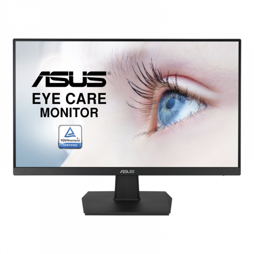 ASUS 27" VA27EHE IPS LED, 1920x1080, 5ms, 250 cd/m2, 178°/178°, 100M:1, D-sub, HDMI, Frameless, Eye Care, GamePlus Tec, 75Hz, Adaptive-Sync, Tilt, VESA, Black, 90LM0550-B01170