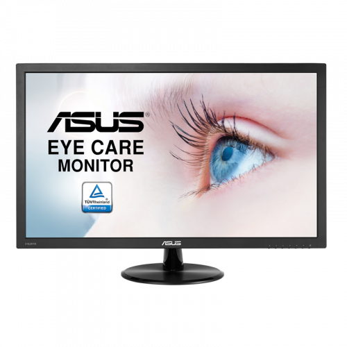 ASUS 23.6" VP247HAE VA LED, 1920x1080, 5ms, 250cd/m2, 3000:1, 100Mln:1, 178°/178°, D-Sub, HDMI, Flicker-free, Eye Care, Tilt, VESA, Black, 90LM01L0-B05170