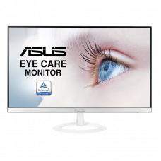 ASUS 23" VZ239HE-W IPS LED, 1920x1080, 5ms, 250cd/m2, 80Mln:1, 178°/178°, D-Sub, HDMI, Frameless, Tilt, VESA, внешн б/п, White, 90LM0332-B01670